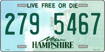 NH license plate 2795467