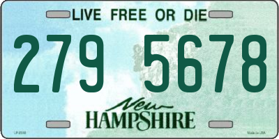 NH license plate 2795678