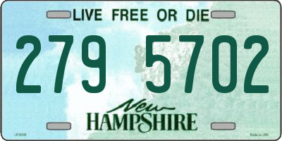 NH license plate 2795702