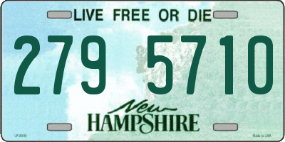 NH license plate 2795710
