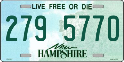 NH license plate 2795770