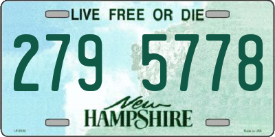 NH license plate 2795778