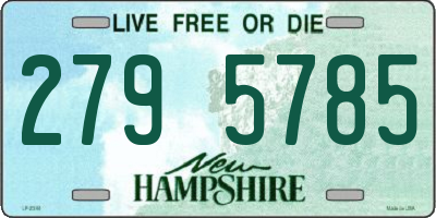 NH license plate 2795785
