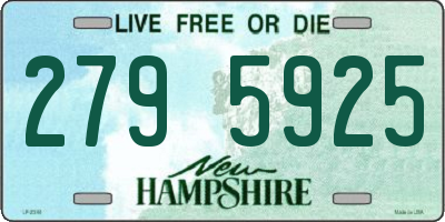 NH license plate 2795925