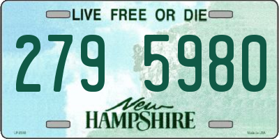 NH license plate 2795980