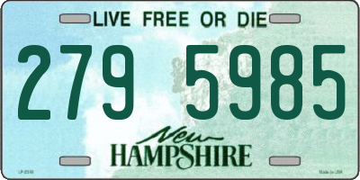 NH license plate 2795985