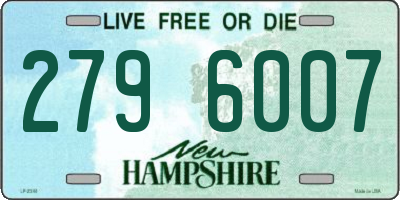 NH license plate 2796007
