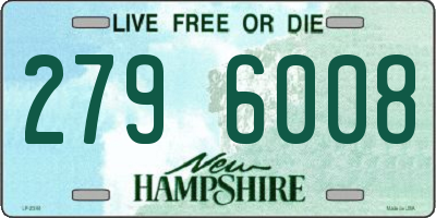 NH license plate 2796008