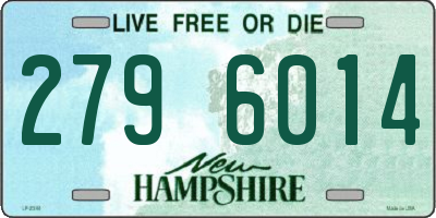 NH license plate 2796014