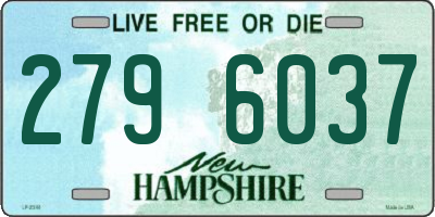 NH license plate 2796037