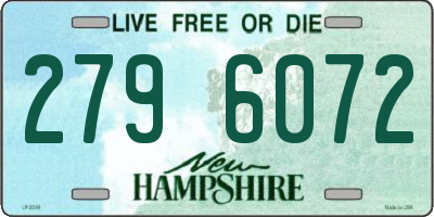 NH license plate 2796072