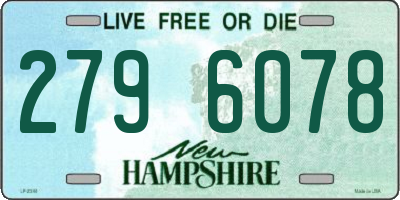 NH license plate 2796078