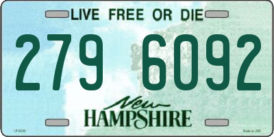 NH license plate 2796092