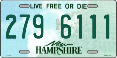 NH license plate 2796111