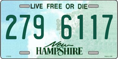 NH license plate 2796117
