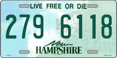 NH license plate 2796118