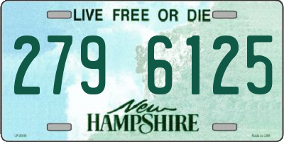 NH license plate 2796125