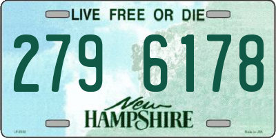 NH license plate 2796178