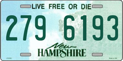 NH license plate 2796193