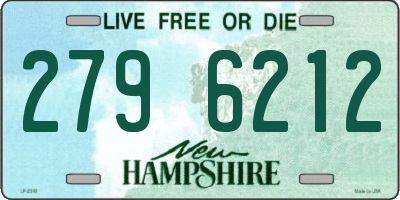 NH license plate 2796212
