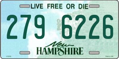 NH license plate 2796226