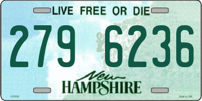 NH license plate 2796236