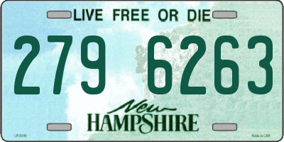 NH license plate 2796263