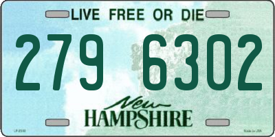 NH license plate 2796302