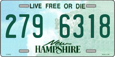 NH license plate 2796318
