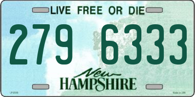 NH license plate 2796333