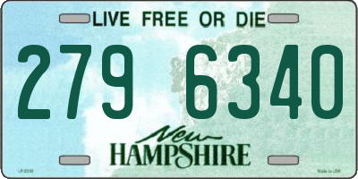 NH license plate 2796340
