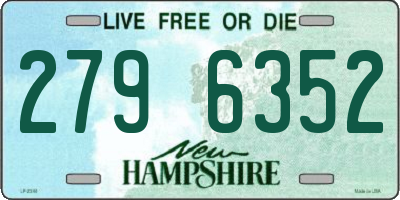 NH license plate 2796352