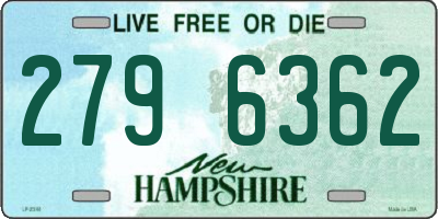 NH license plate 2796362