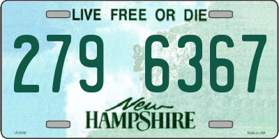 NH license plate 2796367