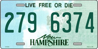 NH license plate 2796374