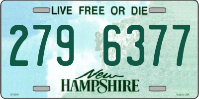NH license plate 2796377