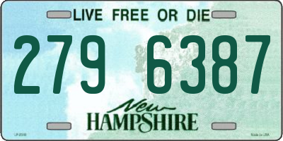 NH license plate 2796387