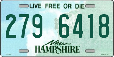 NH license plate 2796418