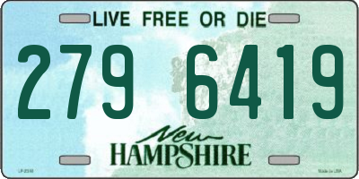 NH license plate 2796419