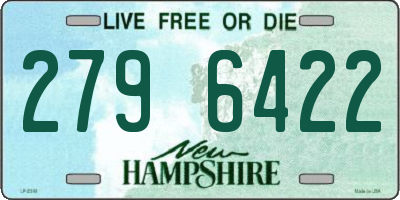 NH license plate 2796422