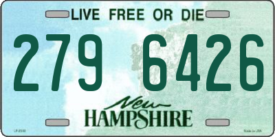 NH license plate 2796426