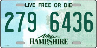 NH license plate 2796436