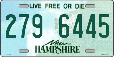 NH license plate 2796445