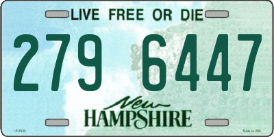 NH license plate 2796447