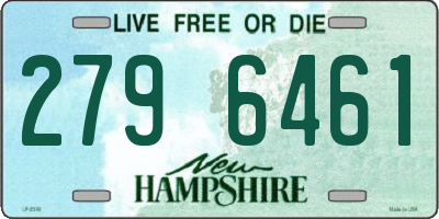 NH license plate 2796461