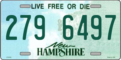 NH license plate 2796497