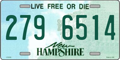 NH license plate 2796514