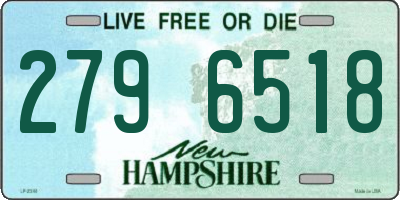 NH license plate 2796518