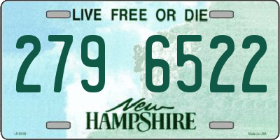 NH license plate 2796522
