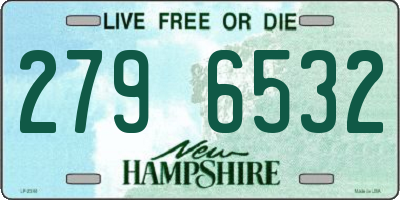 NH license plate 2796532